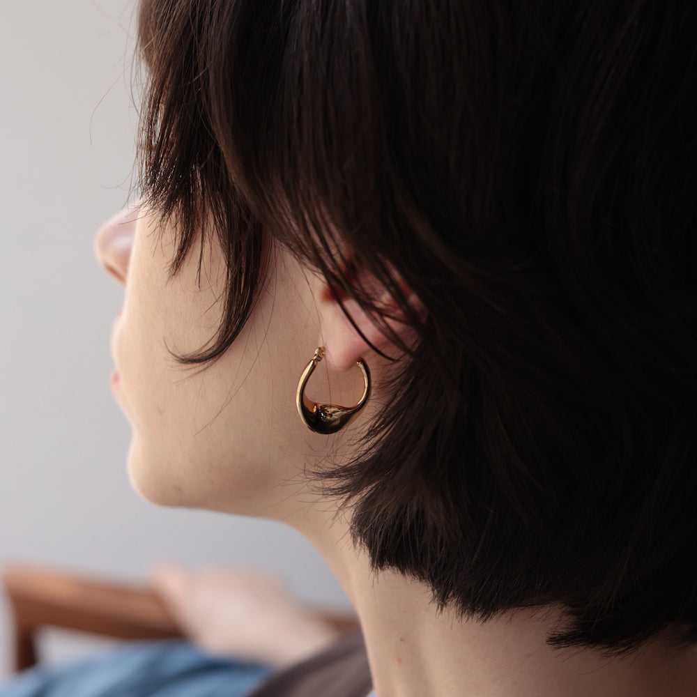 P275 stainless twist hoop pierce