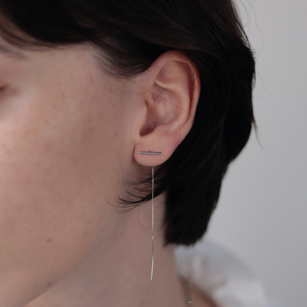 P259 silver925 long chain American pierce