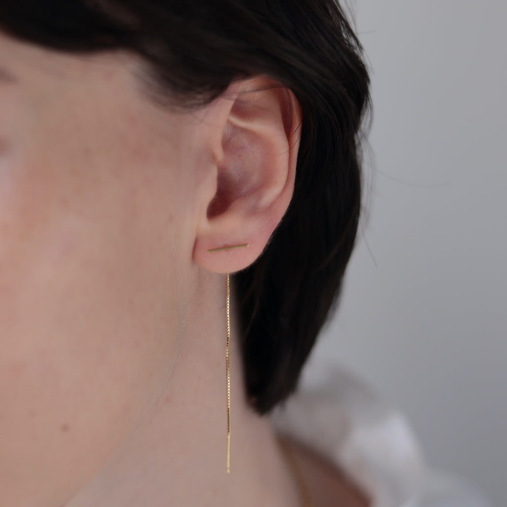 P259 silver925 long chain American pierce