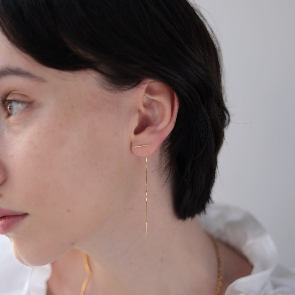 P259 silver925 long chain American pierce