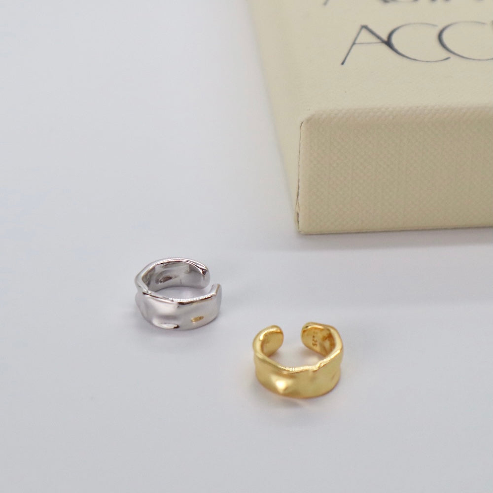 C133 silver925 simple earcuff