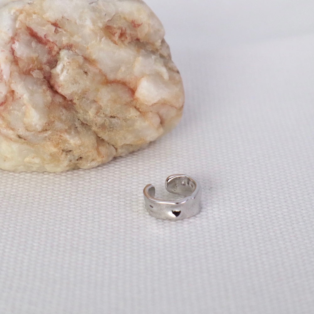C133 silver925 simple earcuff