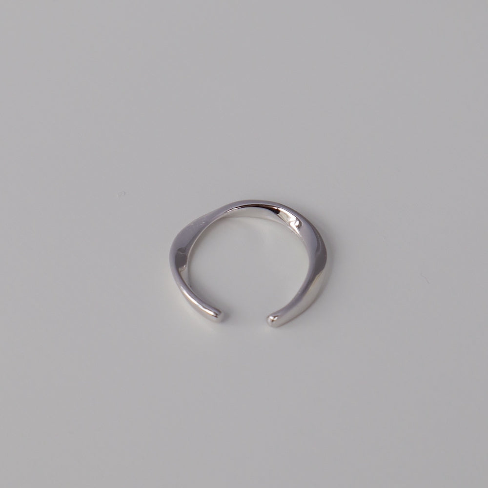 C089 silver925 slim twist earcuff