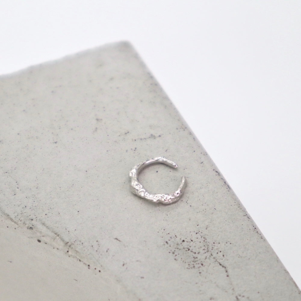 C048 silver925 texture slimearcuff