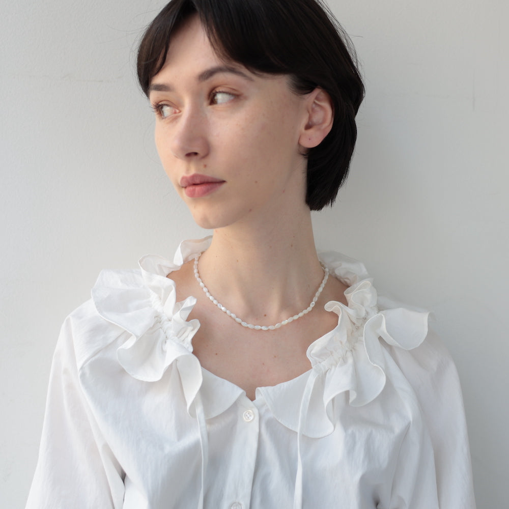 N234 stainless simple shell necklace