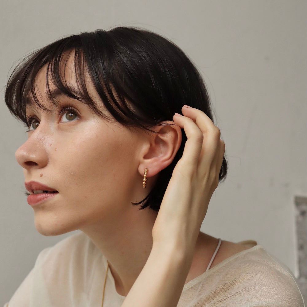 P165 stainless TSUBU-TUBU ball hoop pierce
