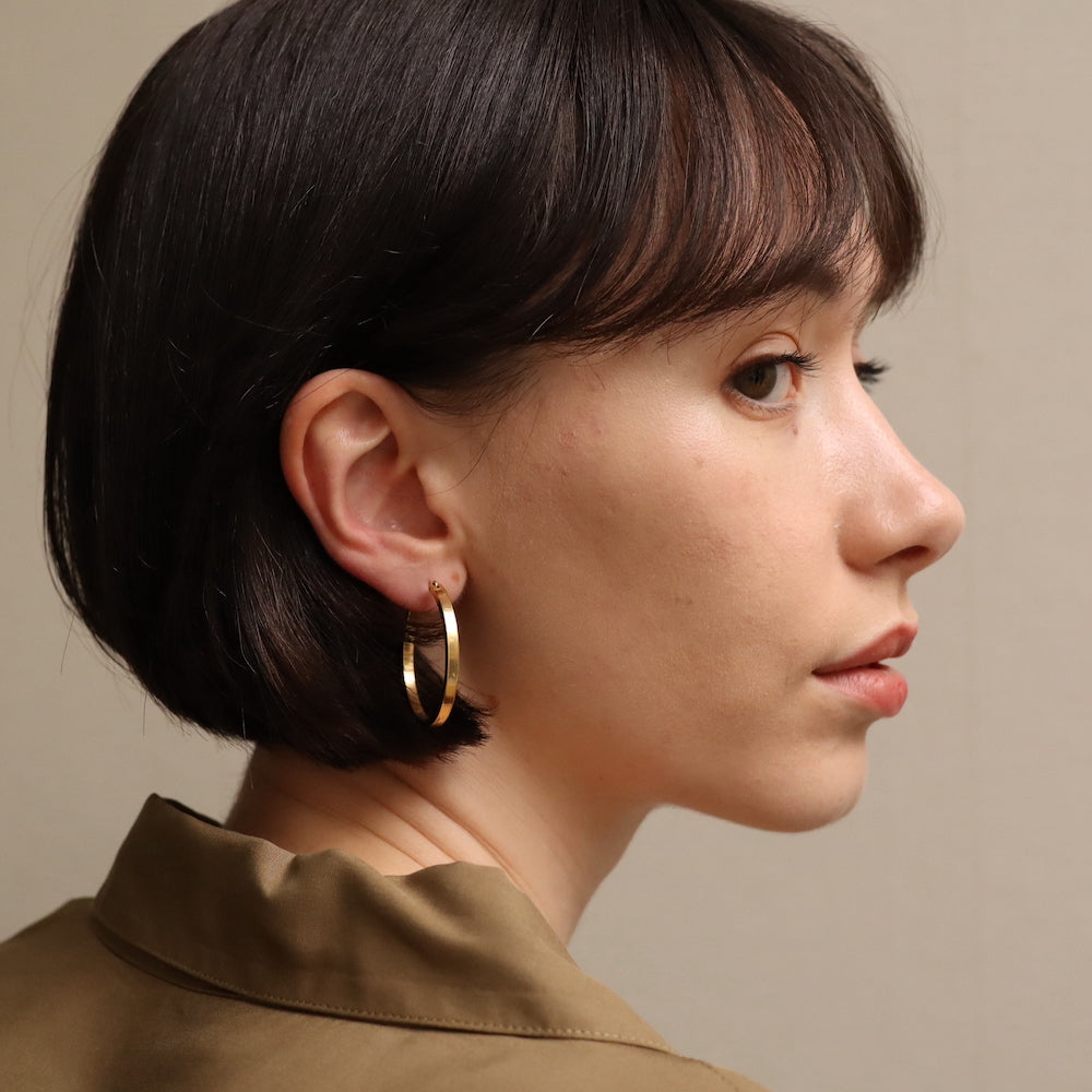 P292 stainless oversized hoop pierce
