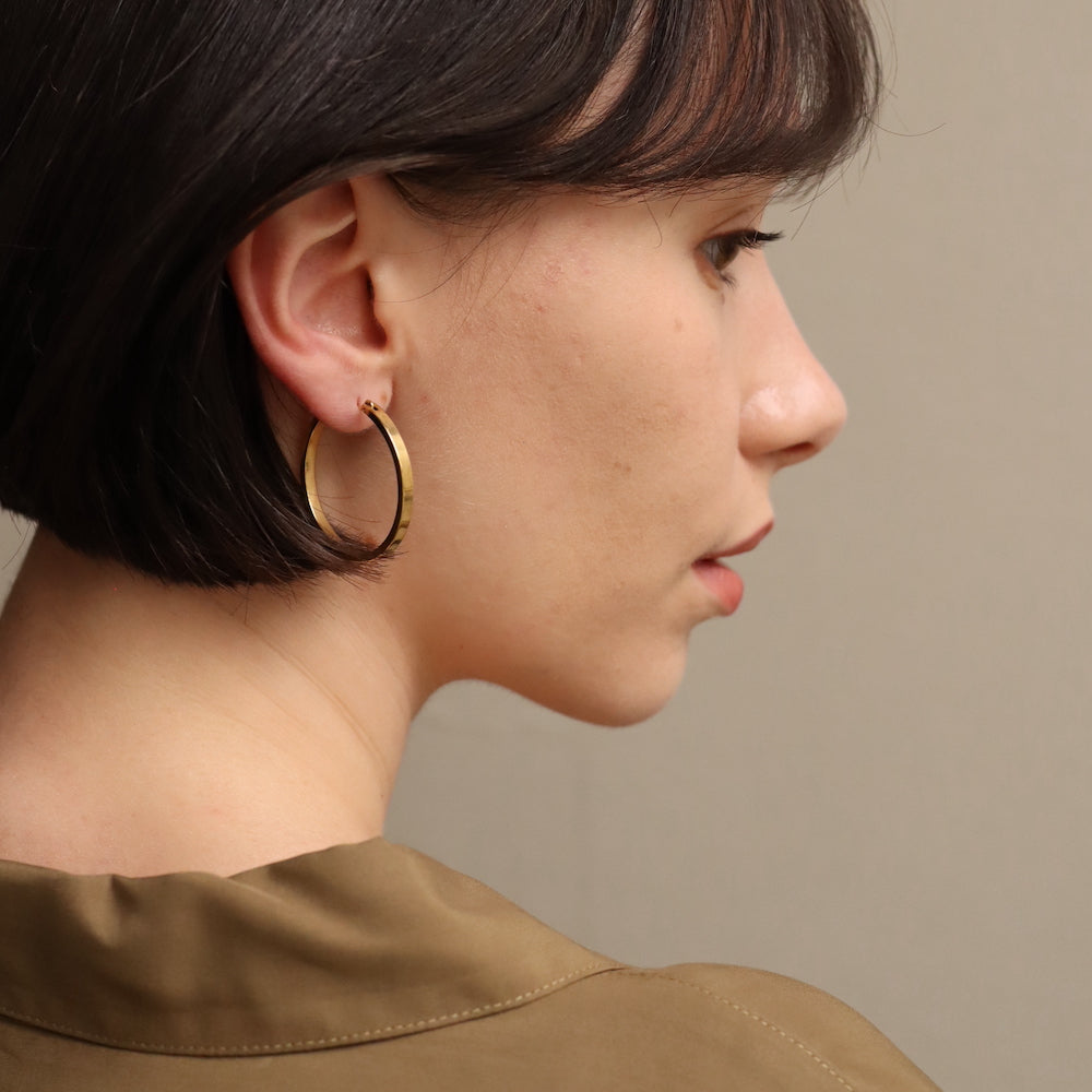 P292 stainless oversized hoop pierce