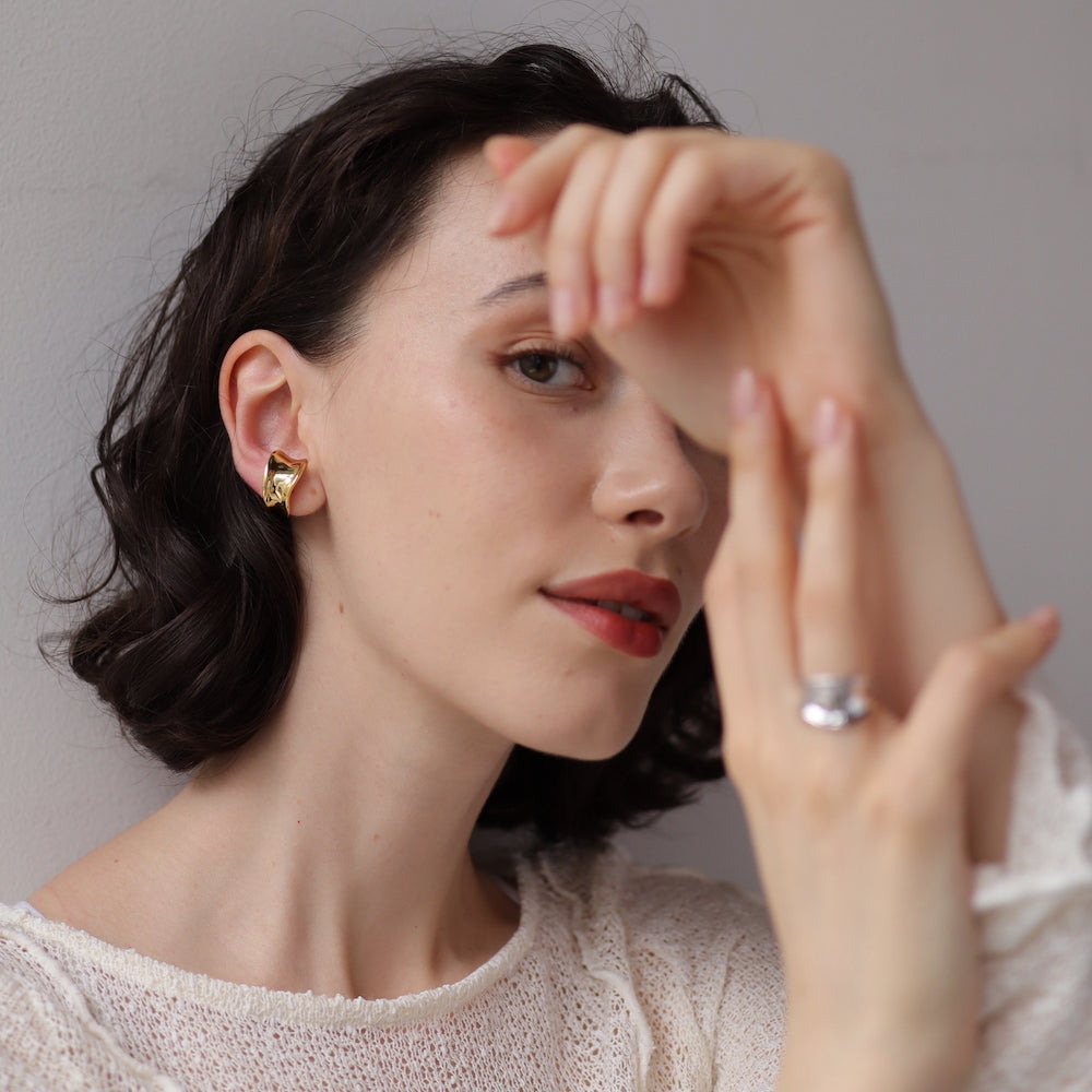 C135 silver925 nuance earcuff ring