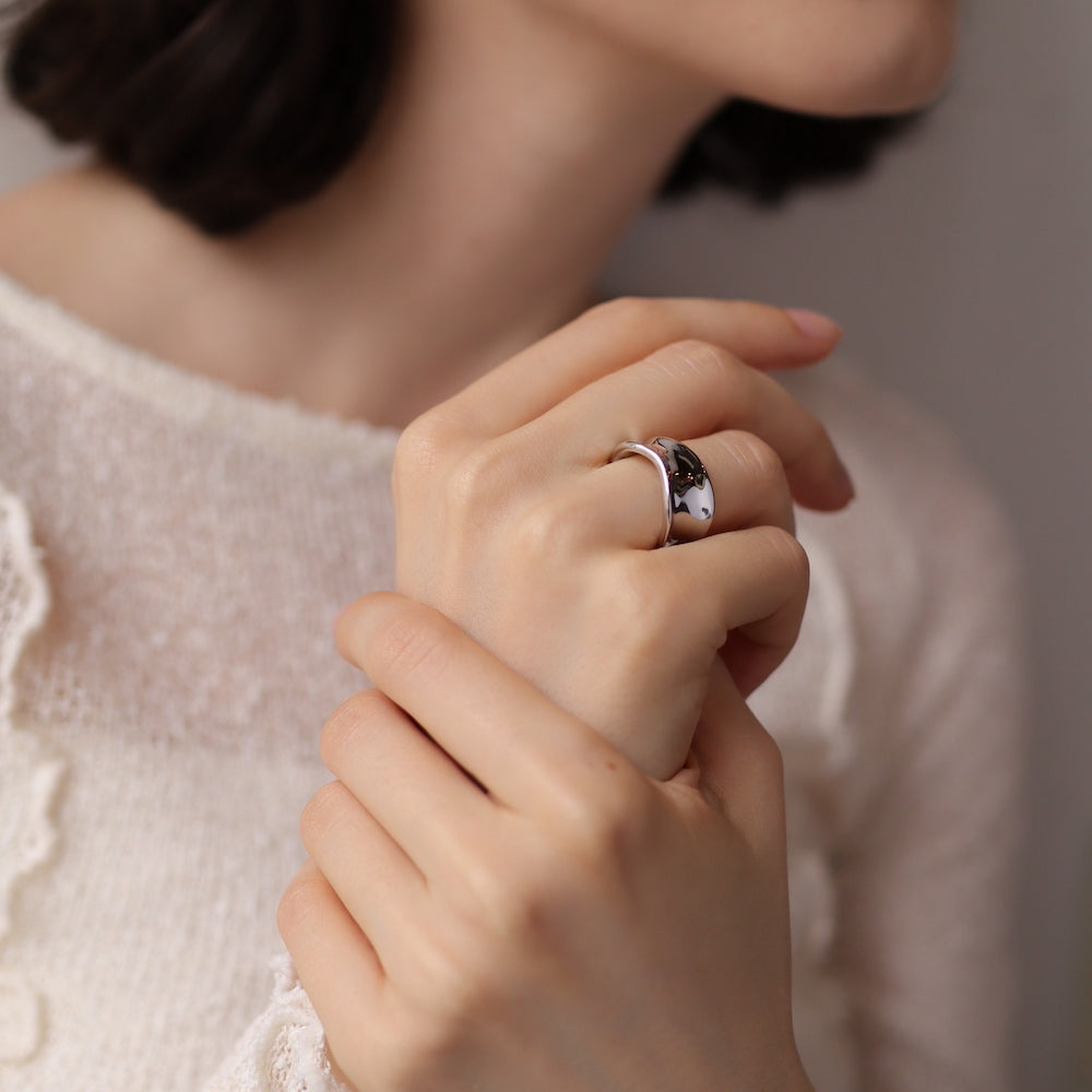 C135 silver925 nuance earcuff ring