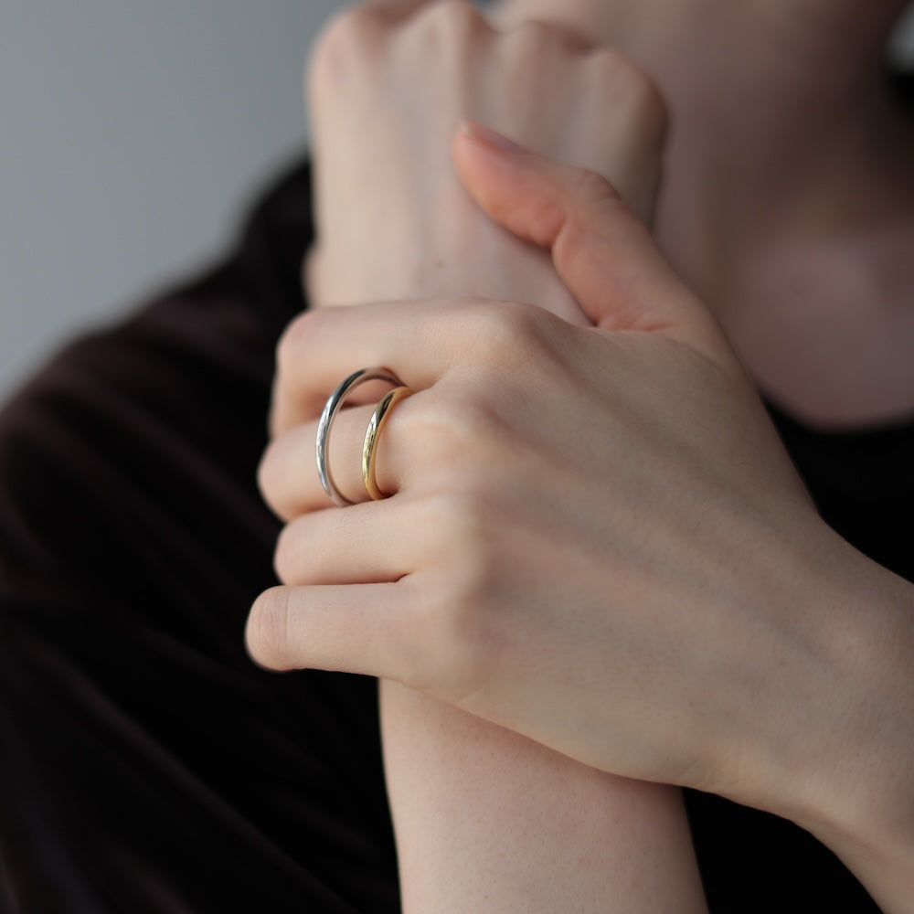 C033 silver925 original bi-color earcuff ring