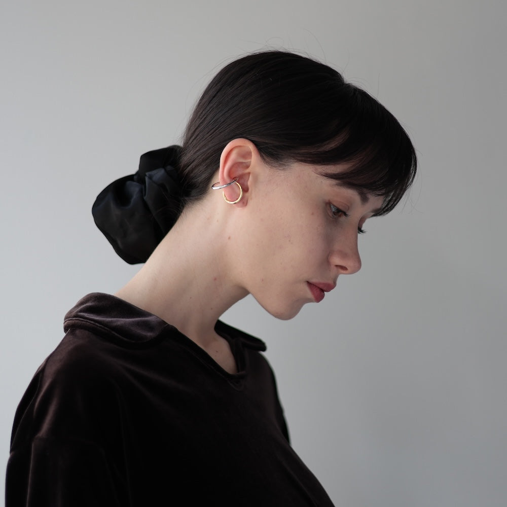 C033 silver925 original bi-color earcuff ring