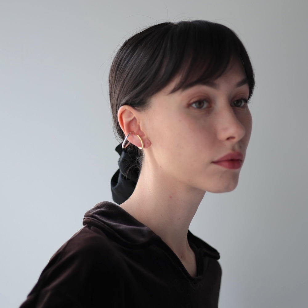 C033 silver925 original bi-color earcuff ring