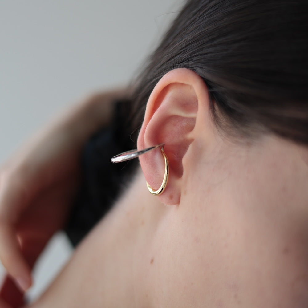 C033 silver925 original bi-color earcuff ring