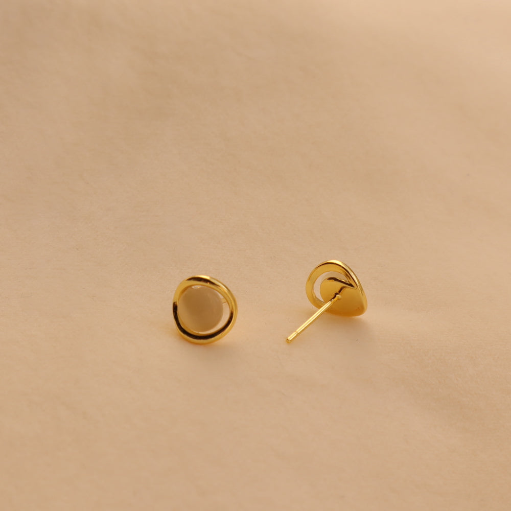 P347 silver925 synthetic cat's eye minimum pierce