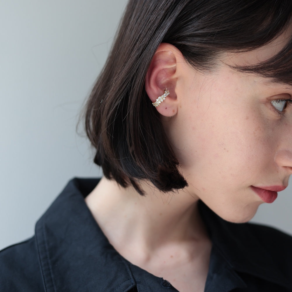 C010 zirconia ear cuff