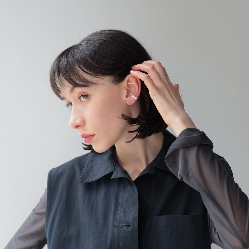 C010 zirconia ear cuff