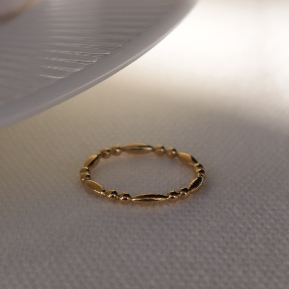 R055 stainless point dot ring