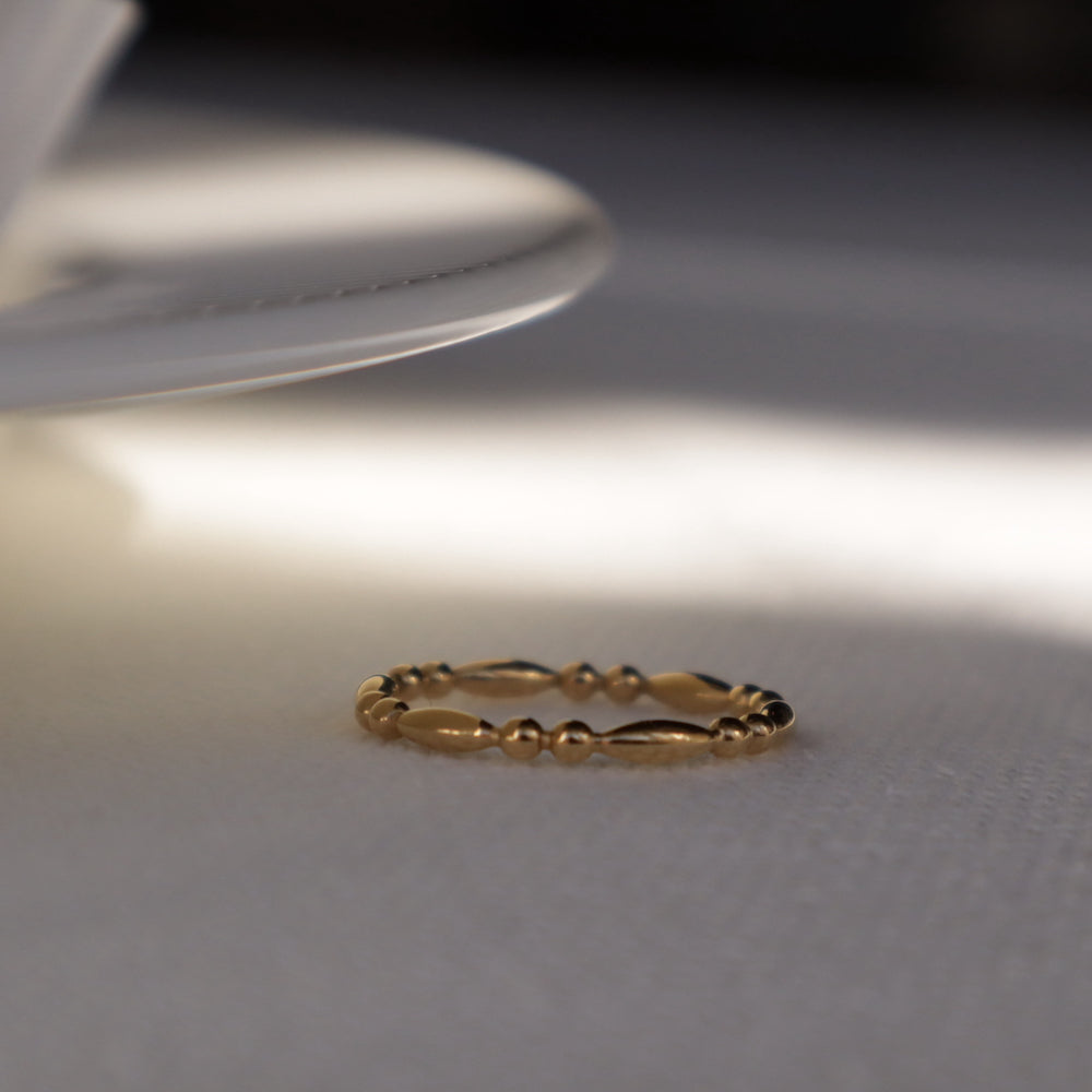 R055 stainless point dot ring