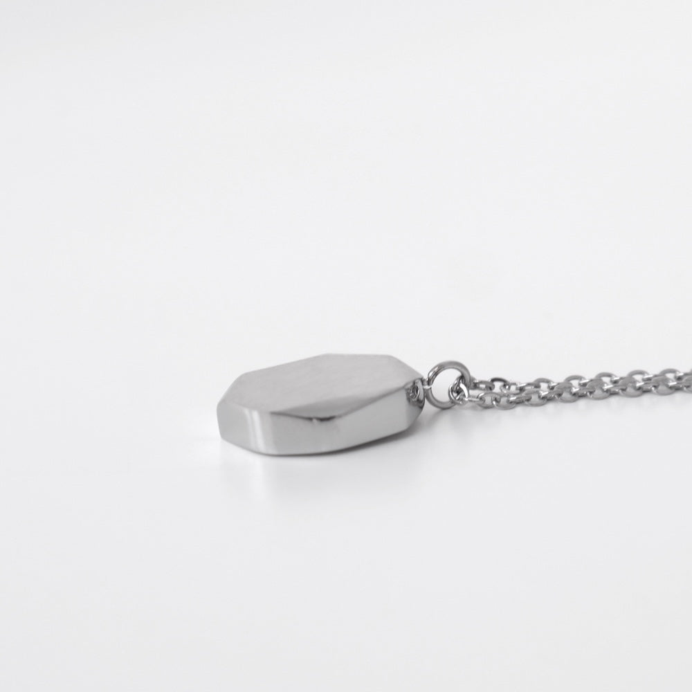N089 stainless rough pendant