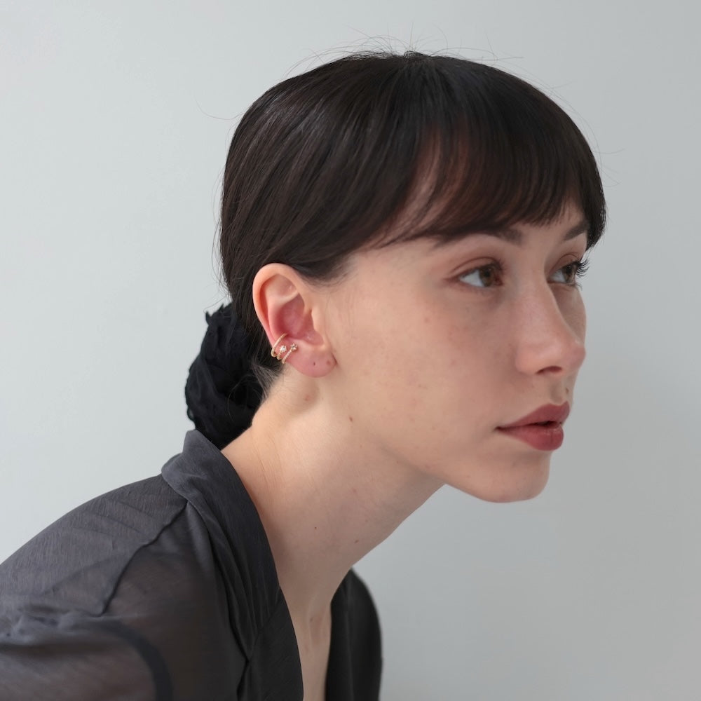 C019 zirconia ear cuff