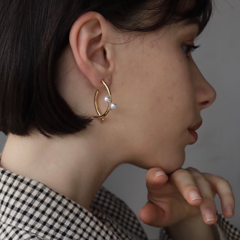 P339 unique hoop pearl pierce
