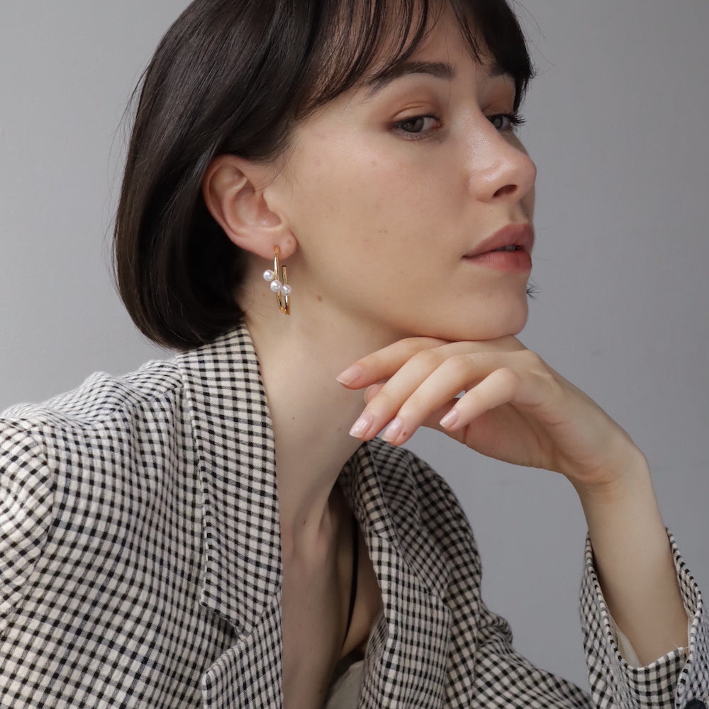 P339 unique hoop pearl pierce