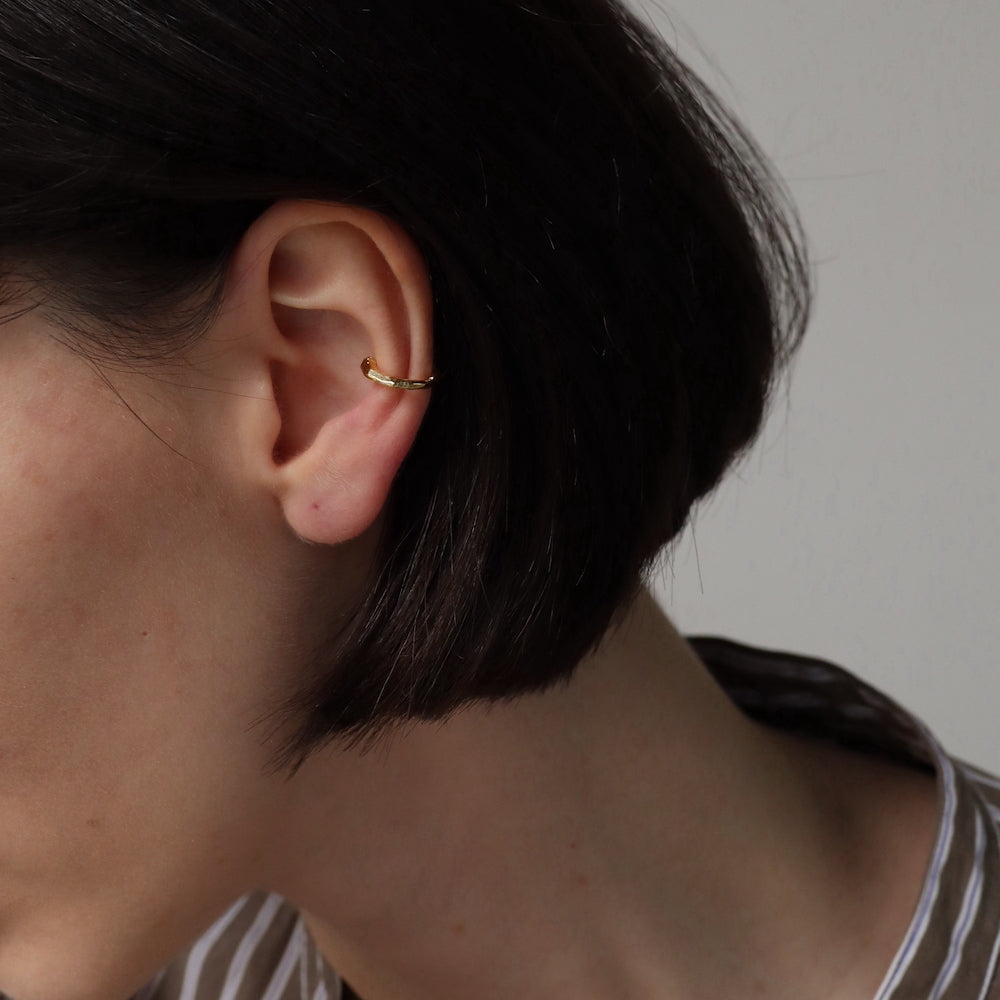 C121 silver925 horseshoe earcuff