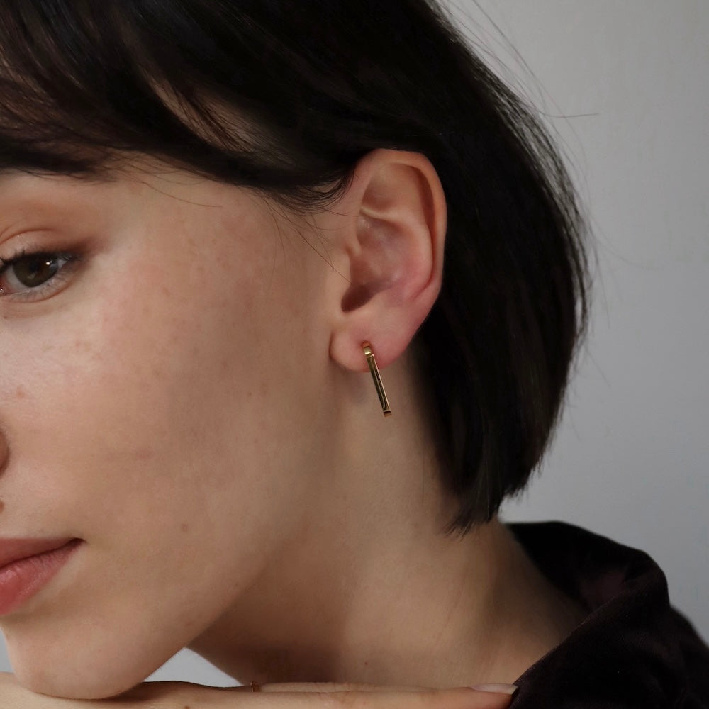 P296 stainless 2way bicolor chain pierce