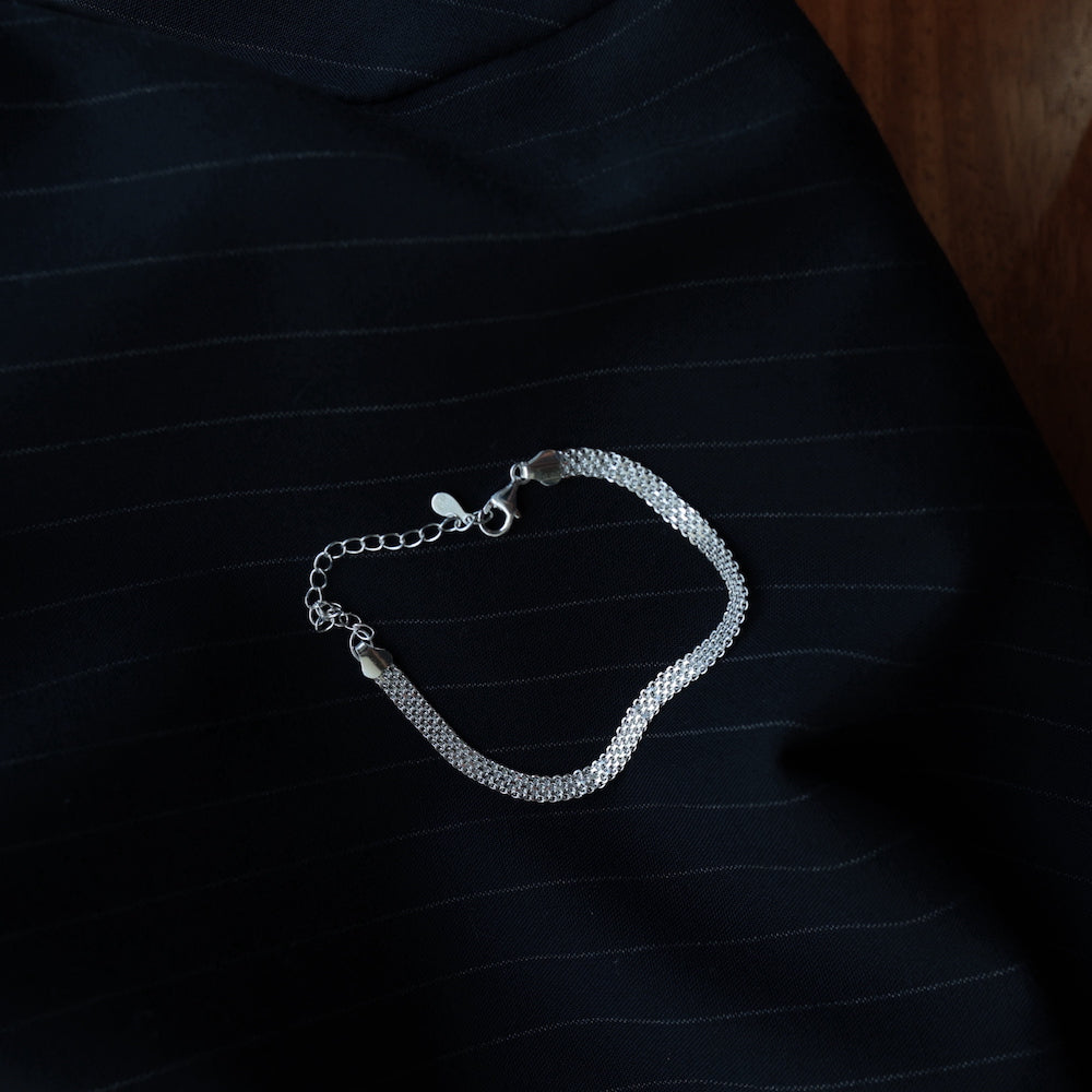 N104 silver925 belt chain bracelet