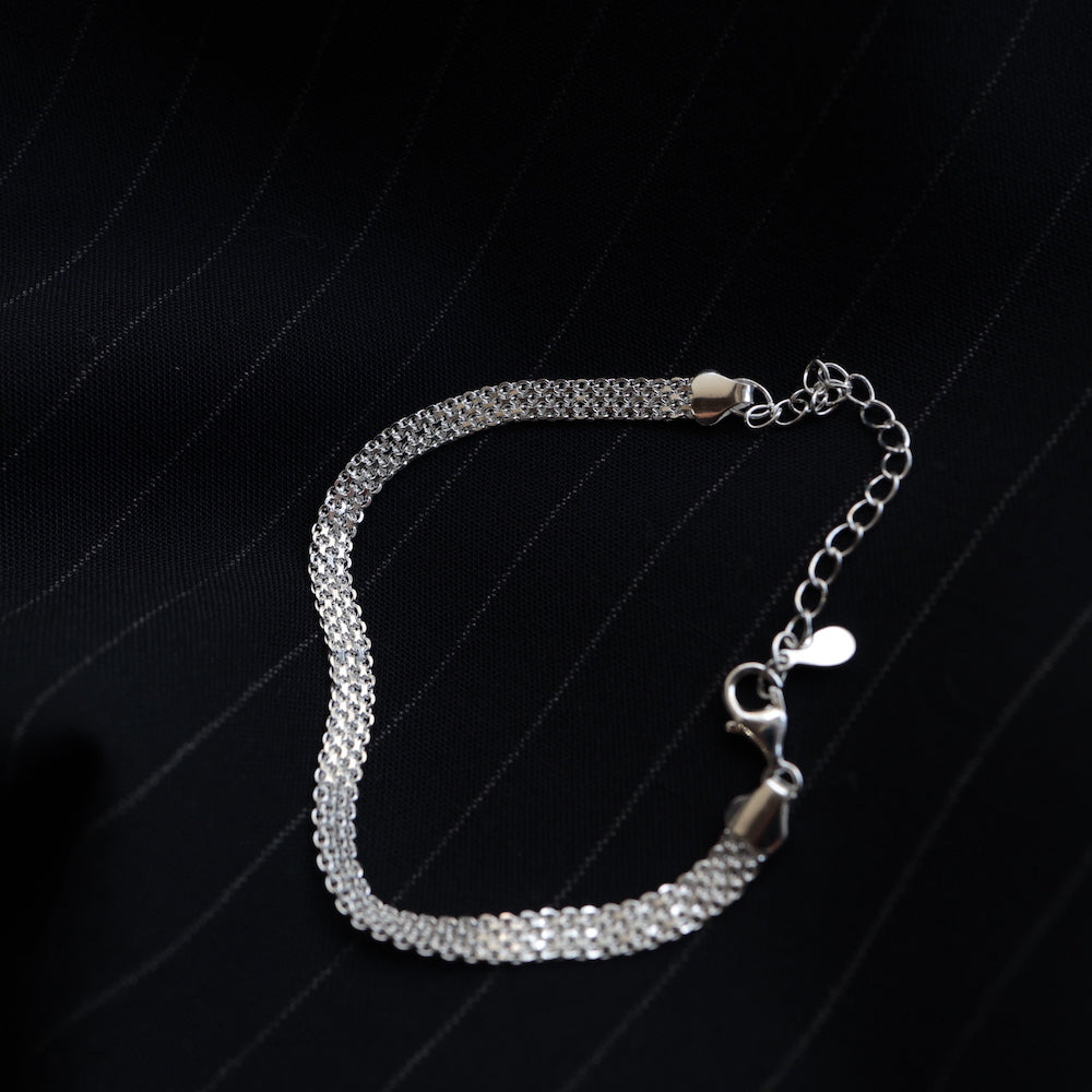 N104 silver925 belt chain bracelet