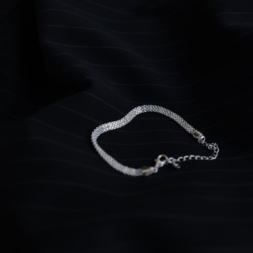 N104 silver925 belt chain bracelet