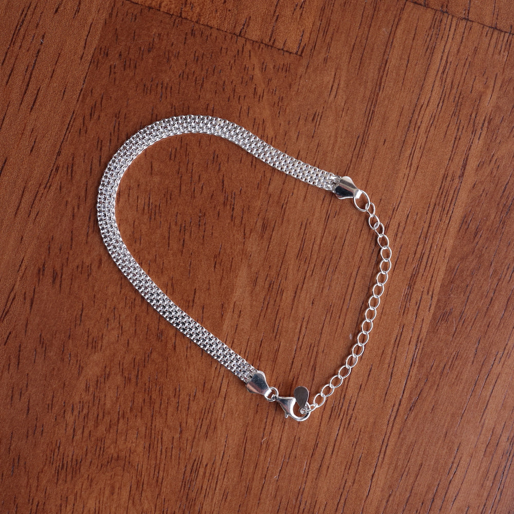 N104 silver925 belt chain bracelet