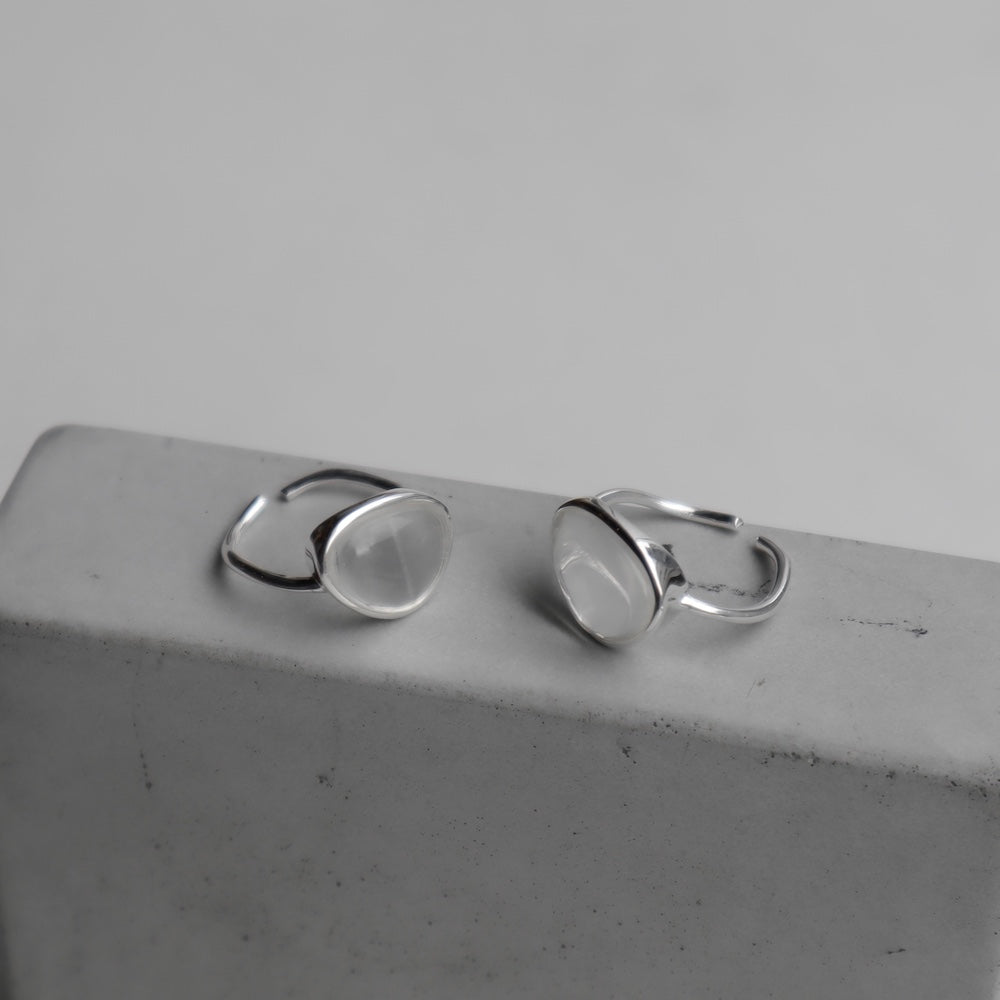 R073 silver925 crystal stone ring
