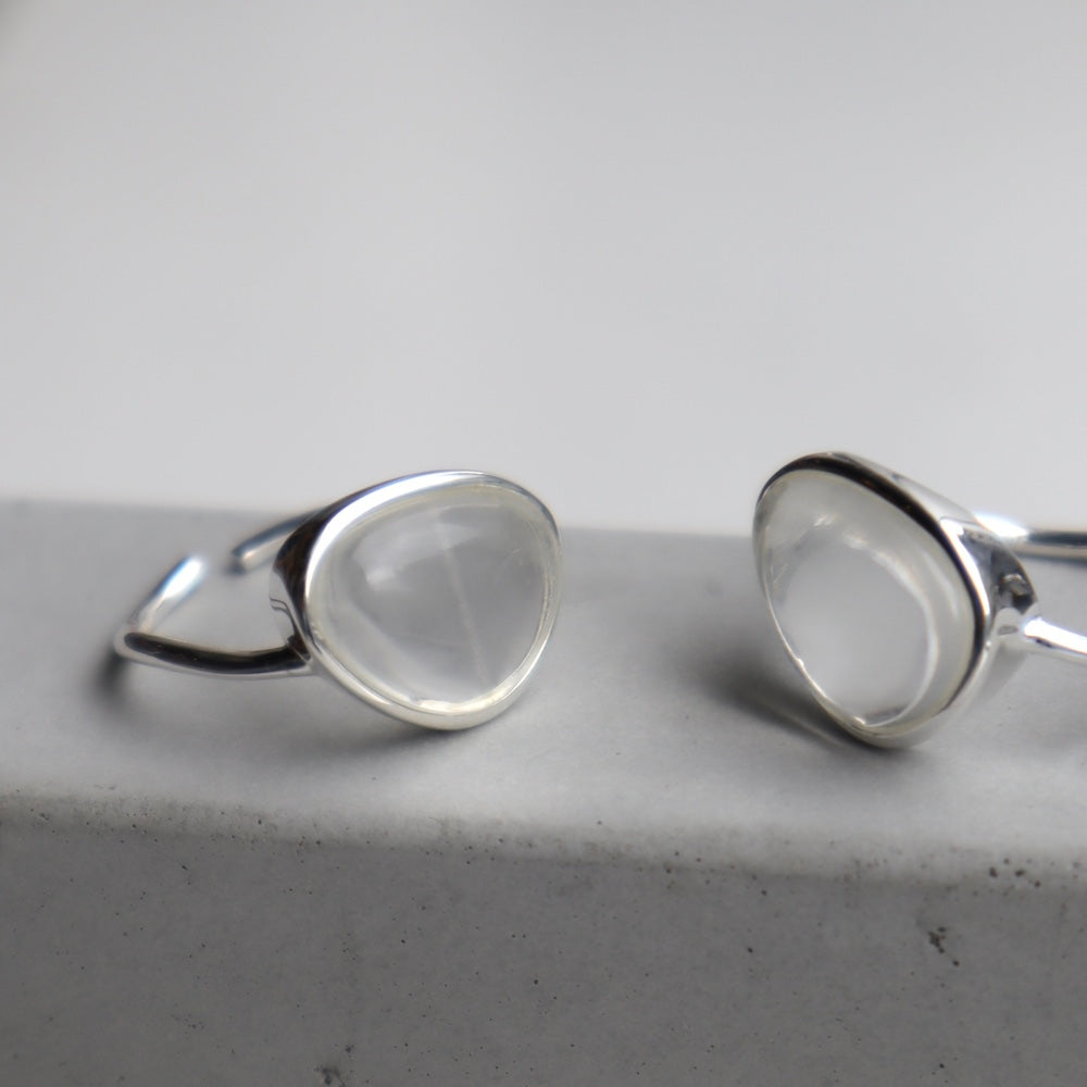 R073 silver925 crystal stone ring