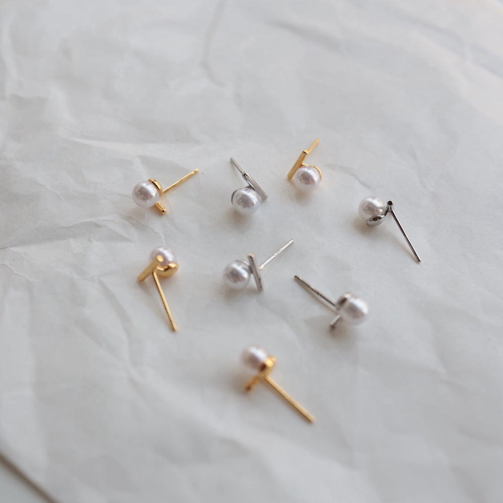 P365 silver925 pearl stick minimum pierce