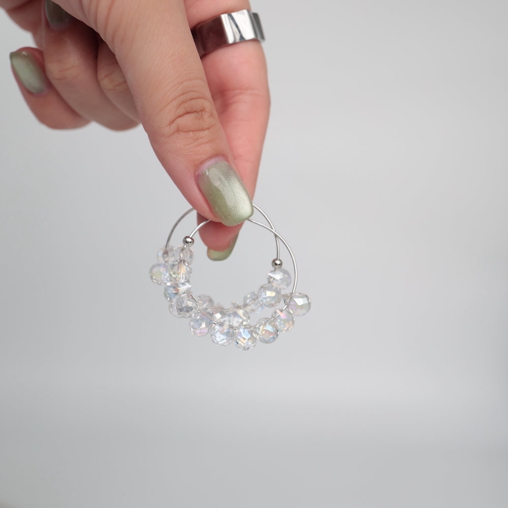 P349 clear drop hoop pierce