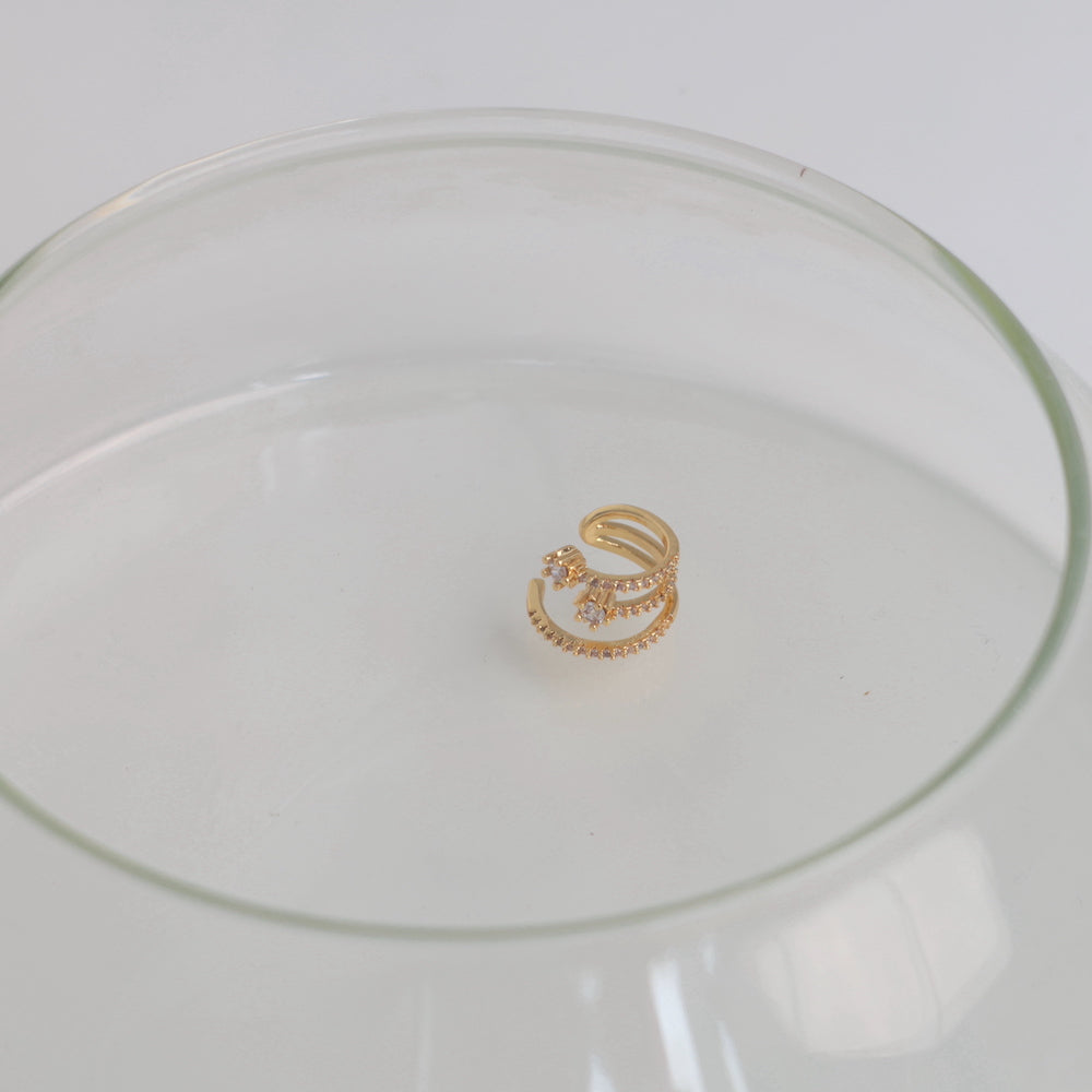 C019 zirconia ear cuff