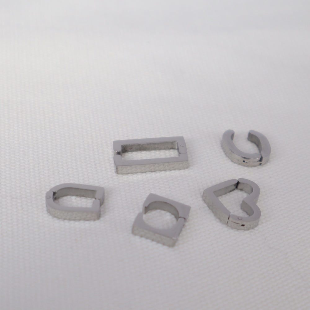 C004 stainless 5 types simple ear cuff