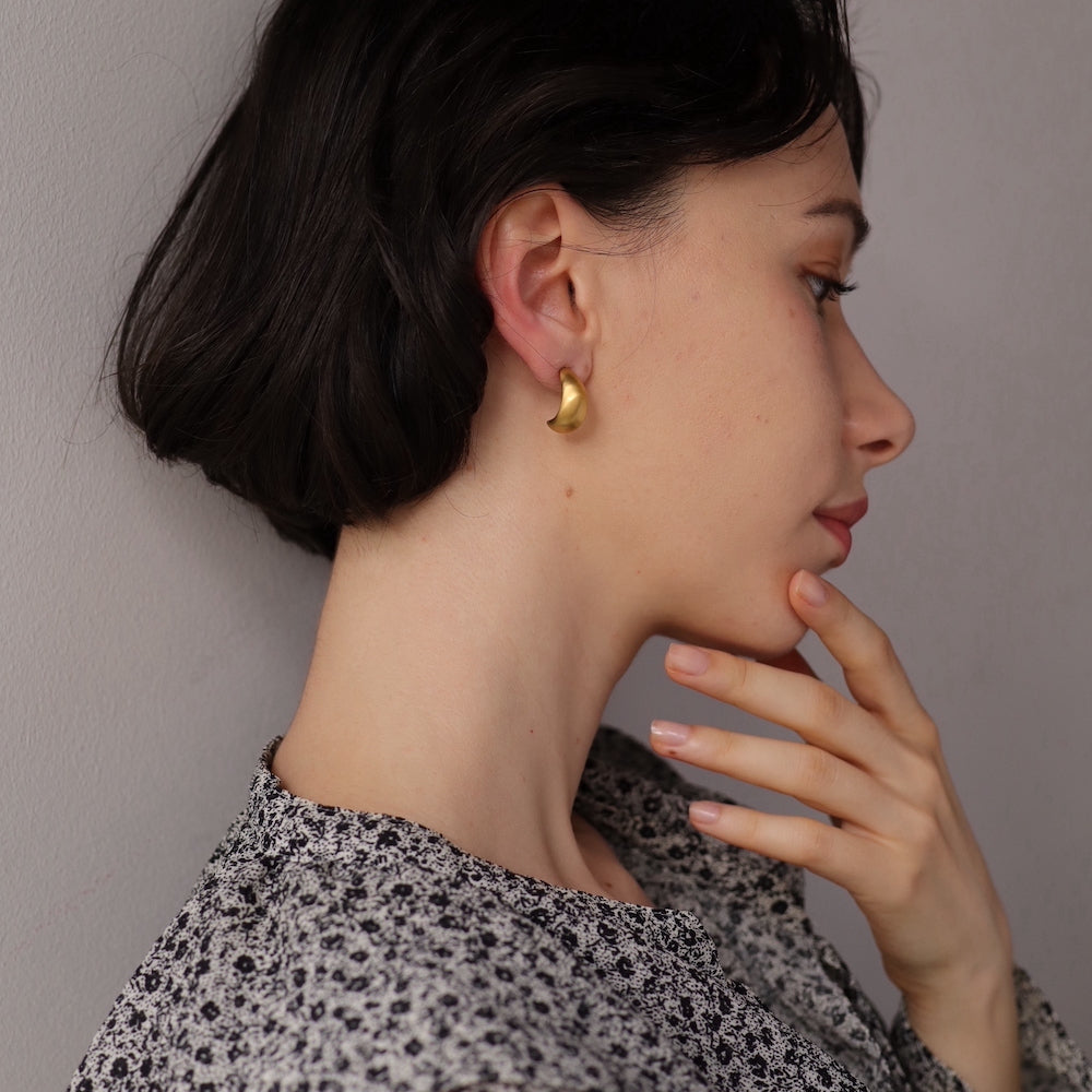 P125 stainless matte color plump pierce