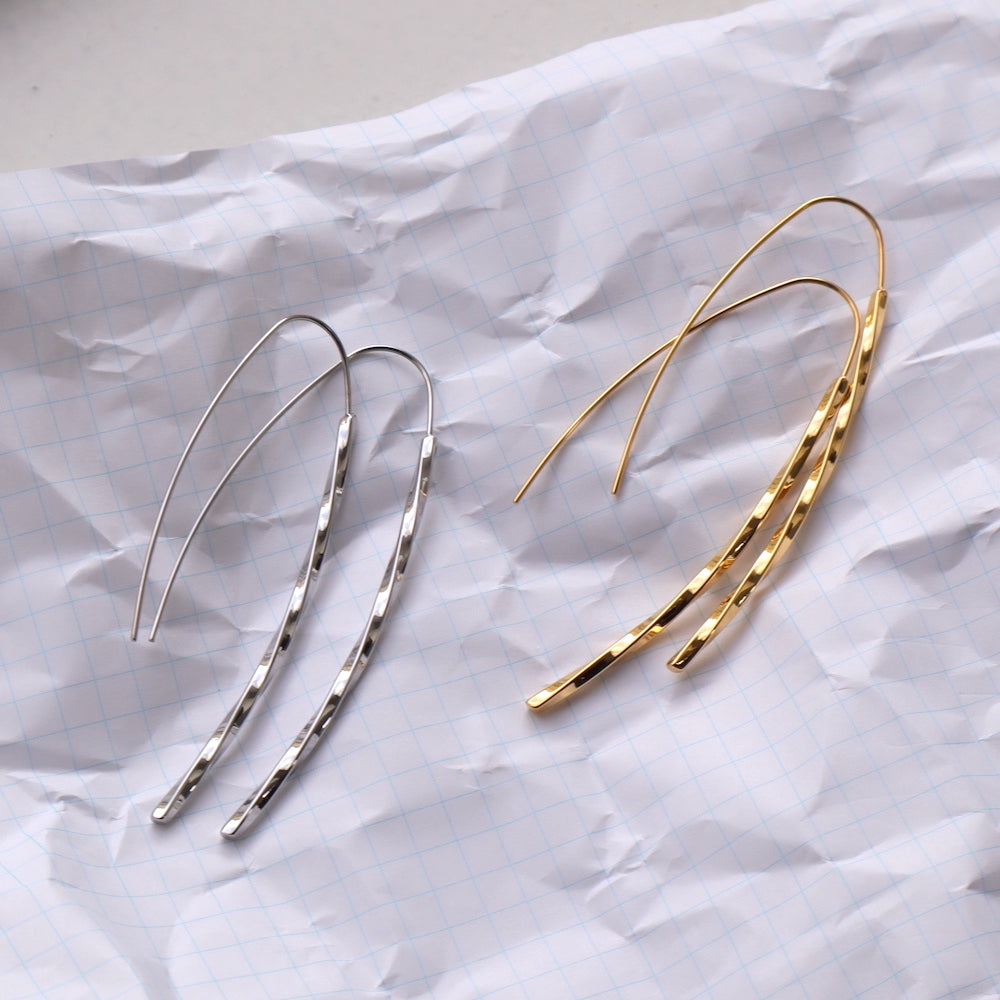 P065 stainless twist long hook pierce