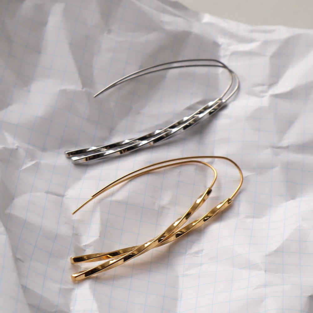 P065 stainless twist long hook pierce