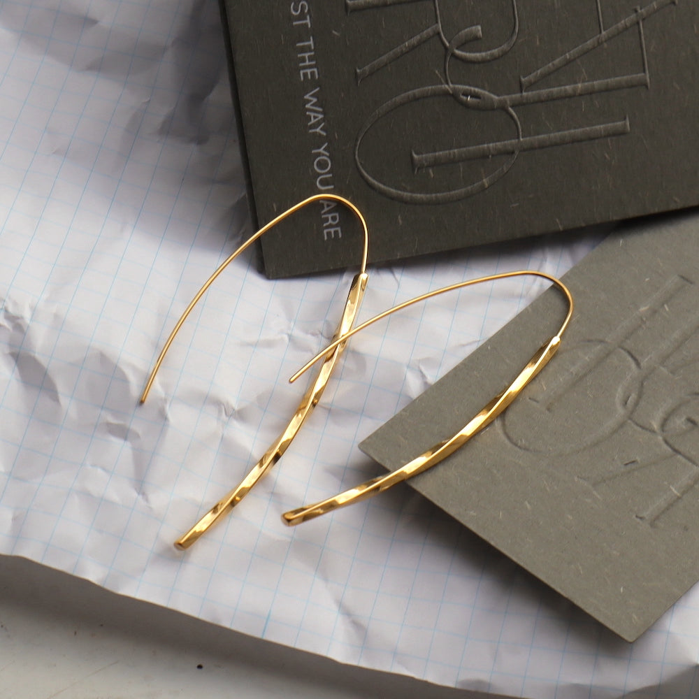P065 stainless twist long hook pierce
