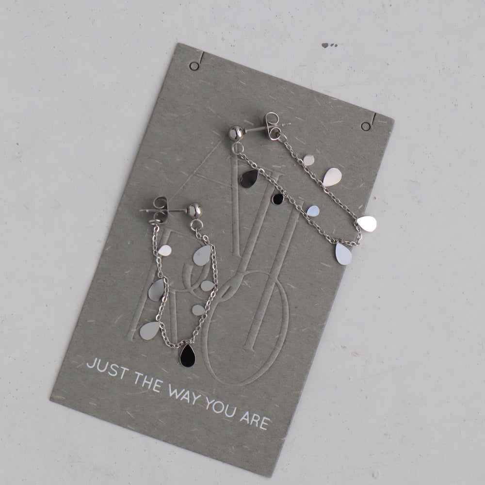P079 stainless leaf plate chain pierce