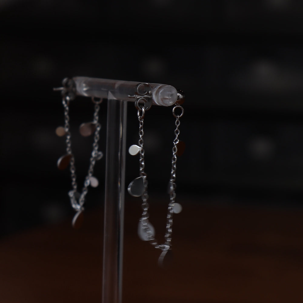 P079 stainless leaf plate chain pierce