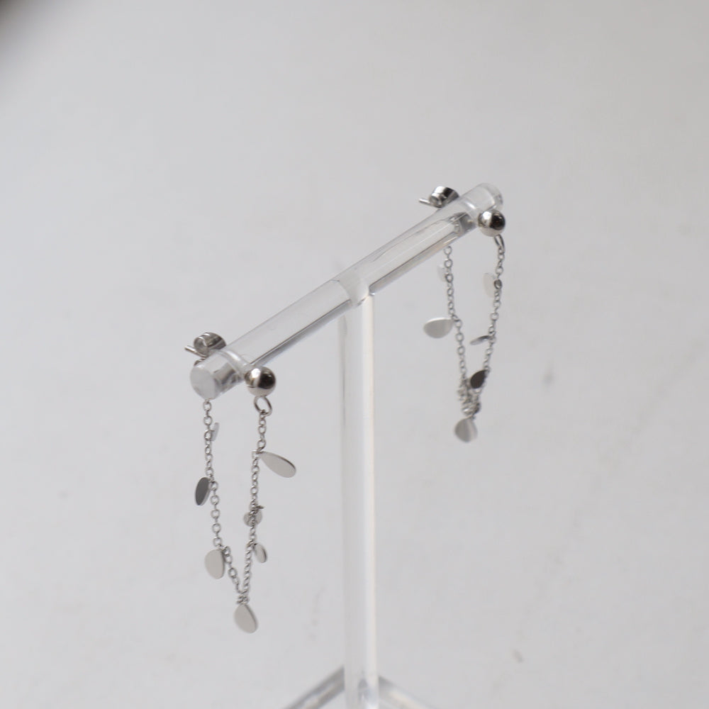P079 stainless leaf plate chain pierce