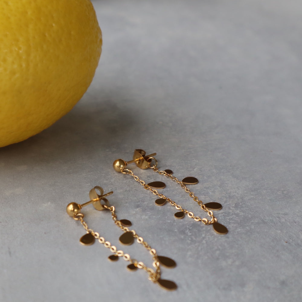 P079 stainless leaf plate chain pierce
