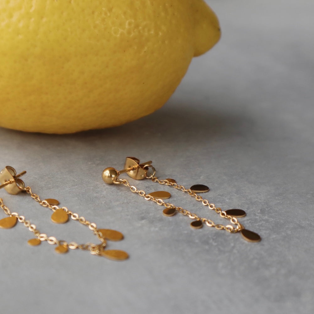 P079 stainless leaf plate chain pierce