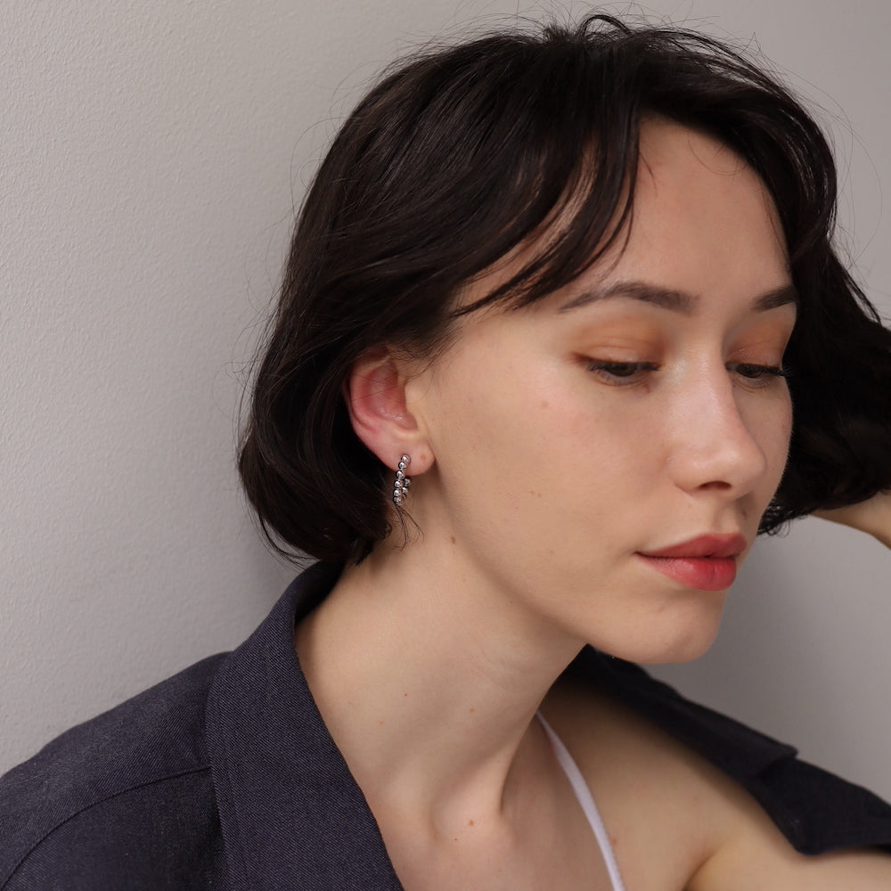 P165 stainless TSUBU-TUBU ball hoop pierce