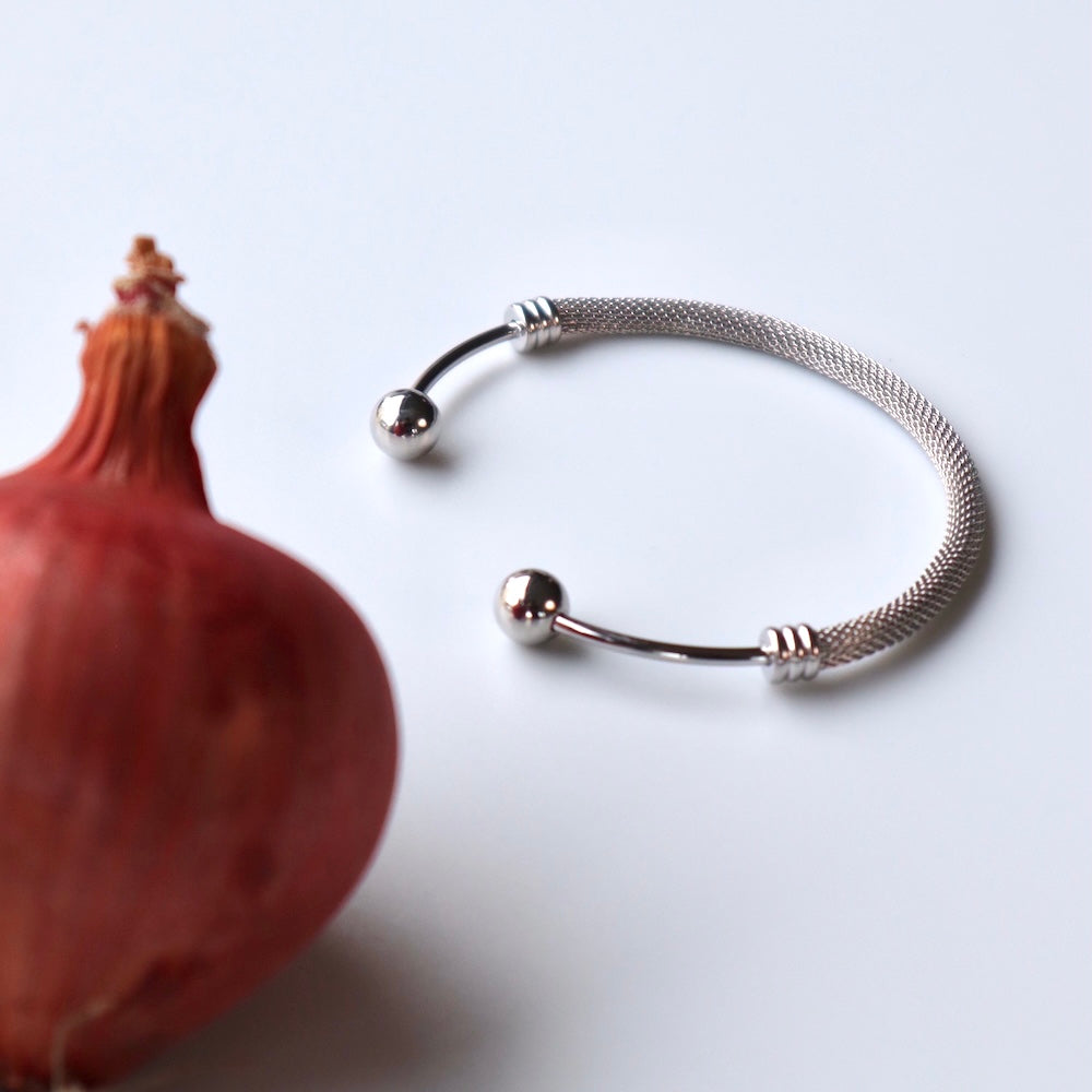 N149 stainless mesh bangle